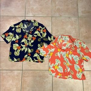 🌴Set of 2 Forever 21 Topical Bottom Ups 🌴